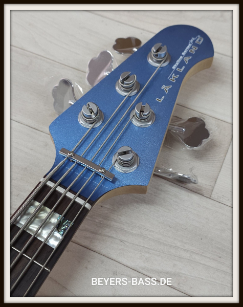 Lakland Skyline 55-60C Custom, Lake Placid Blue Gloss